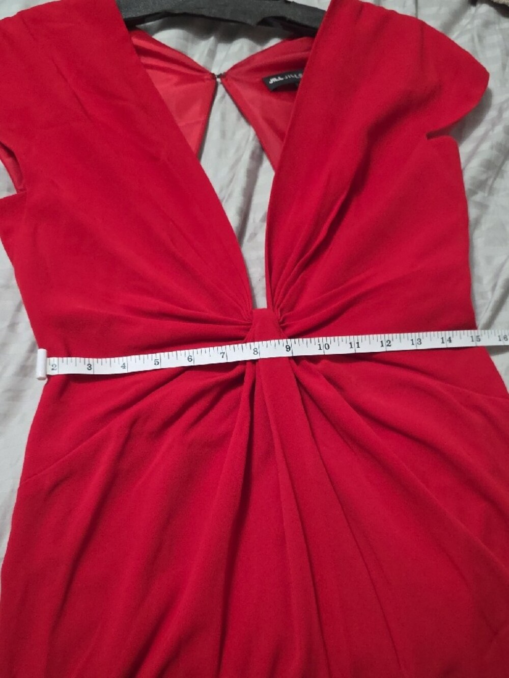 Red Twist-Front Maxi Dress by Jill Stuart - Picture 7 of 7